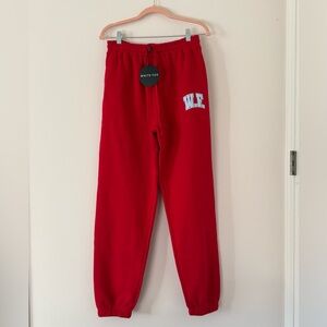 NWT - White Fox Decade Classics Varsity Sweatpants - Sz M